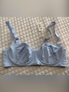 aerie SMOOTHEZ Seamless Unlined Bra Blue 34C